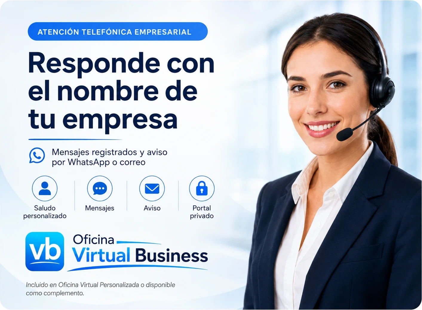 Servicio de secretaria virtual y atención telefónica empresarial de Oficina Virtual Business